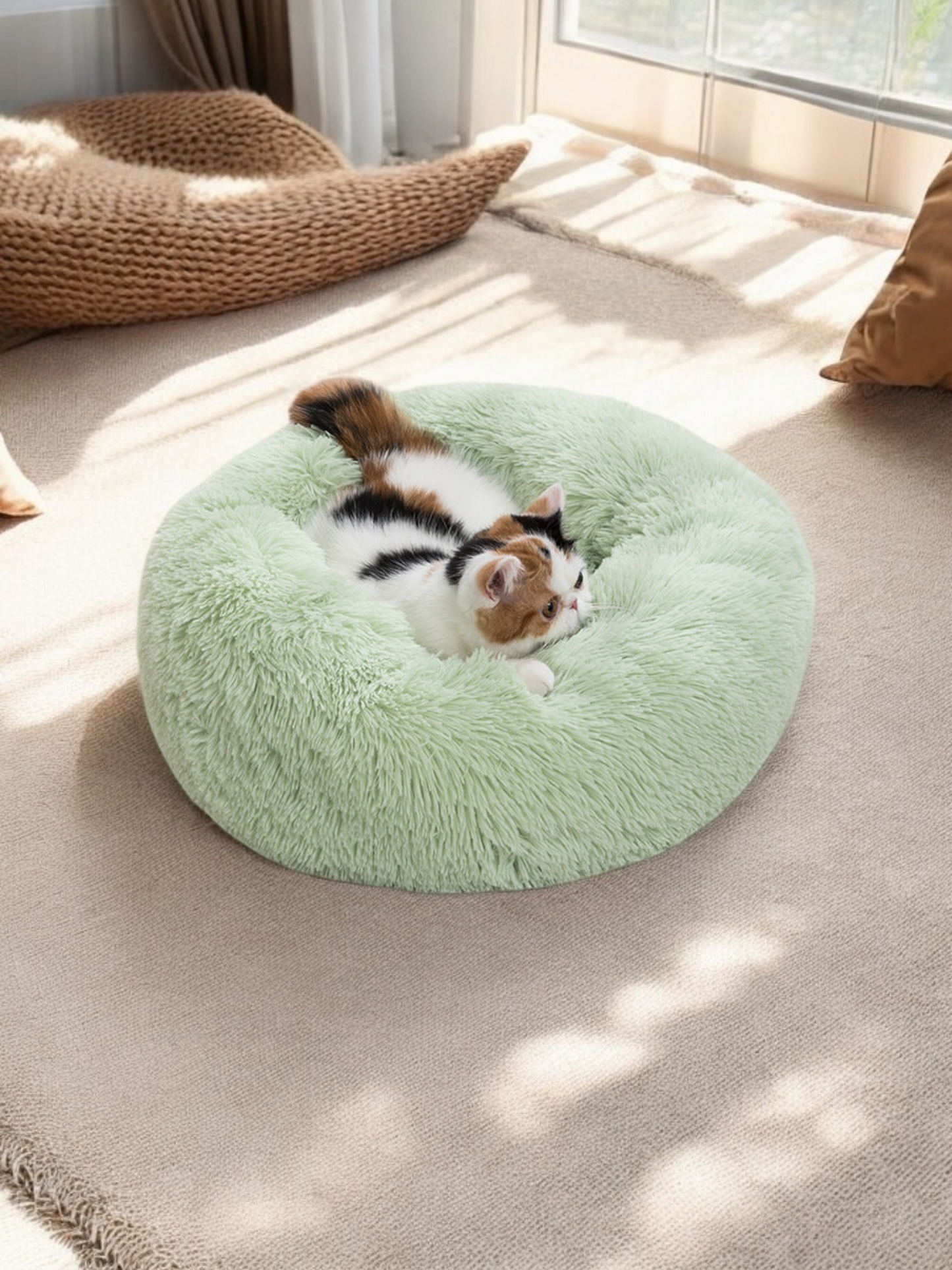 LIVIPETS™ - Flauschiges Haustier Rundbett