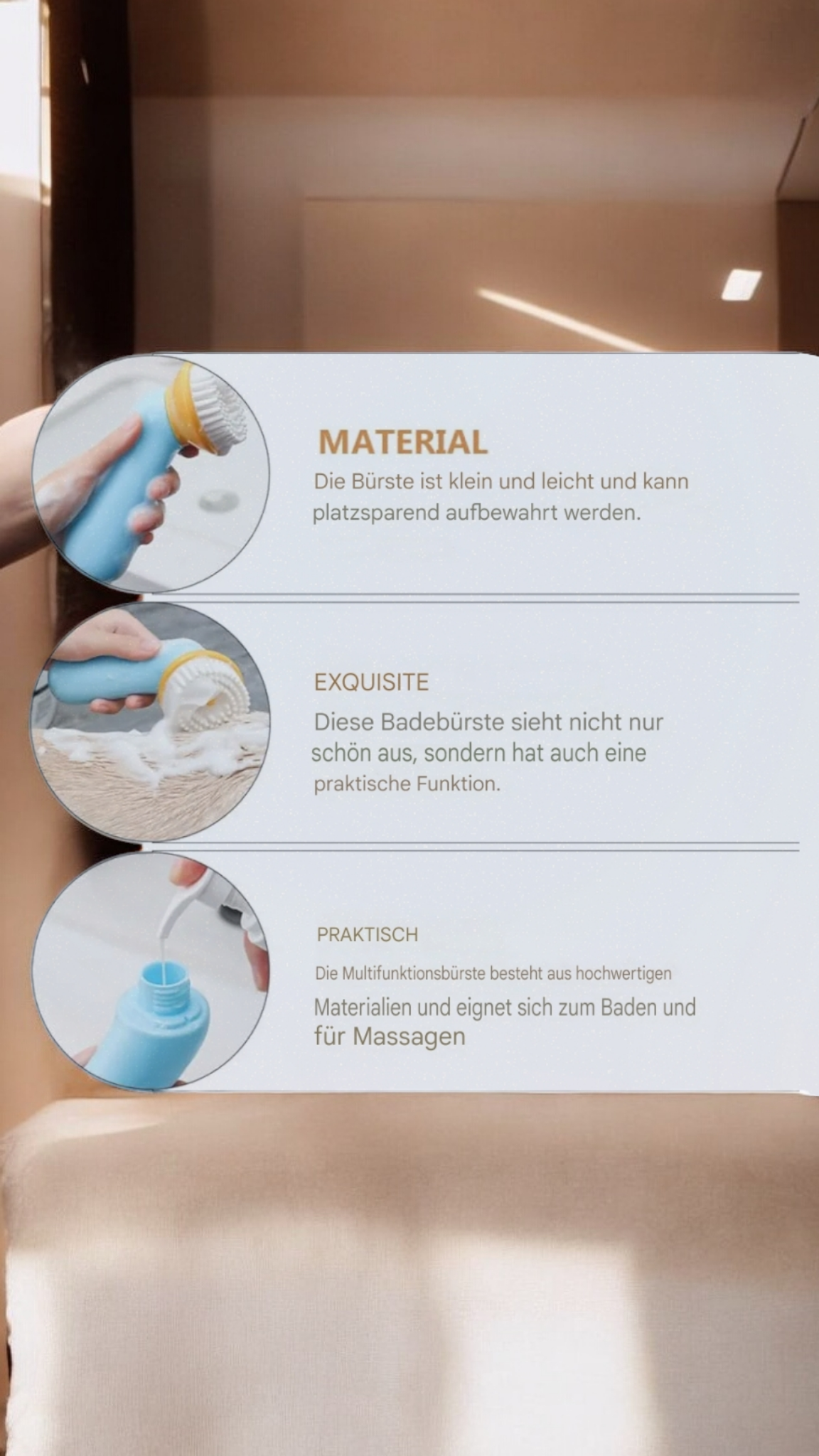 Livipets™ Schaum-Bürste für Haustiere