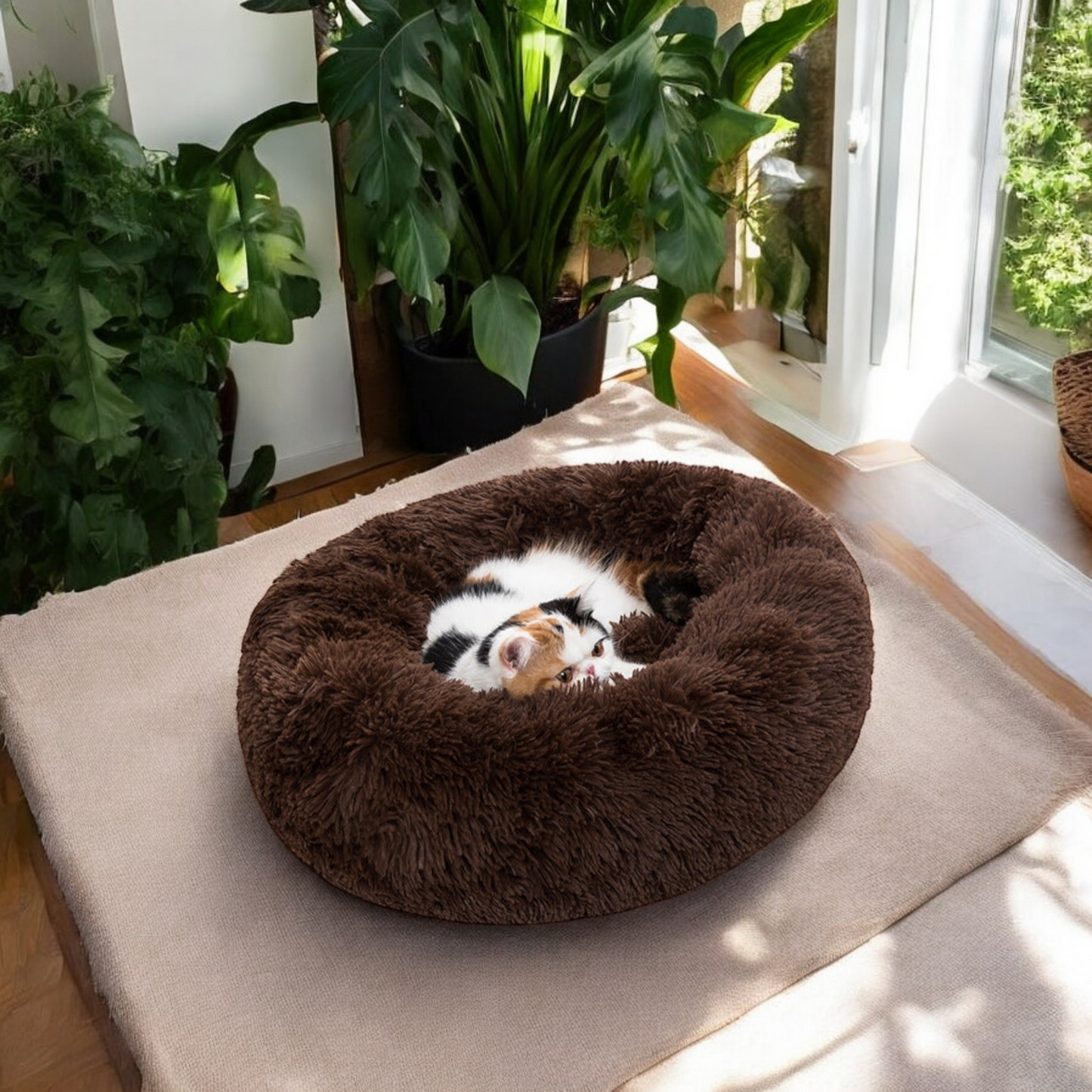 LIVIPETS™ - Flauschiges Haustier Rundbett