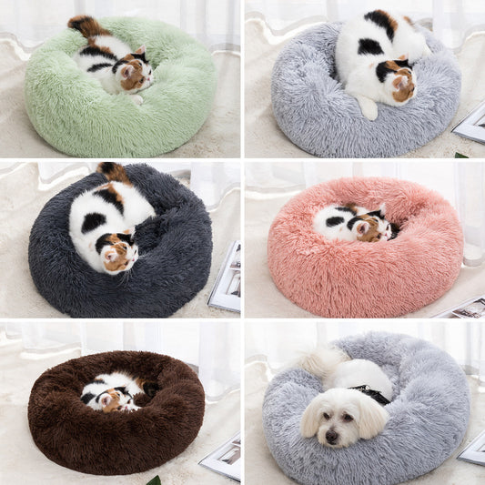 LIVIPETS™ - Flauschiges Haustier Rundbett